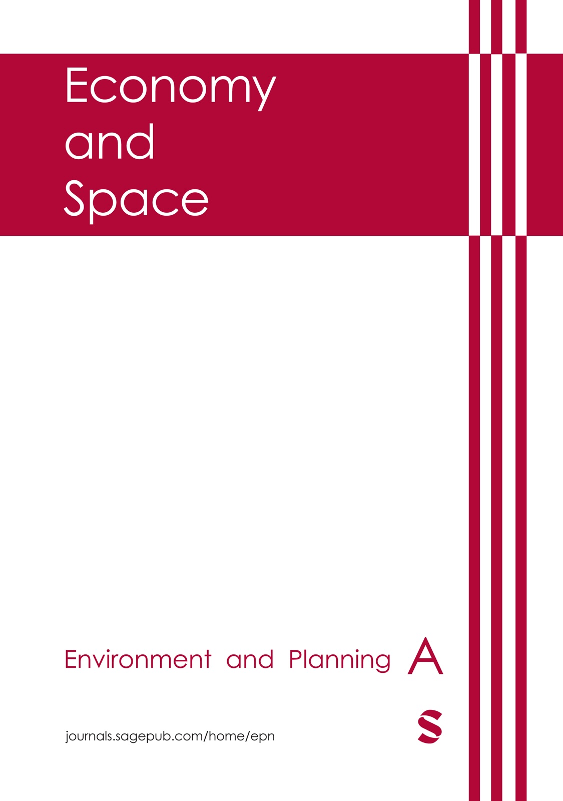 Environment and Planning A: Economy and Space cover